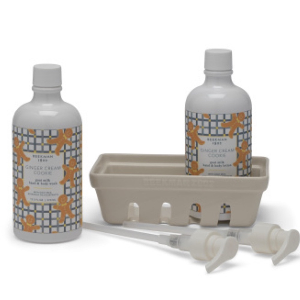 117. Beekman 1802 Ginger Cream Cookie Set- limited edition, body wash & lotion